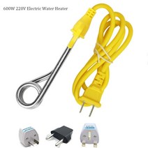 돼지꼬리 히터 600w 순간 즉석 전기 온수기 인스턴트 히터 휴대용 컵 가열 온수 보일러, 협력사, 220v
