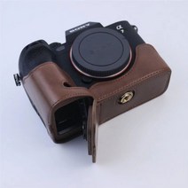 모든지 소니 a7m4 a7s3 a1 호환 반속사 가죽 케이스, 1개, A1-블랙