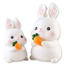 케바케 2023년 토끼 저금통 계묘년 토끼해 신년 선물 인테리어 소품 (tp114-C), 소형, 당근 꼬옥 토끼