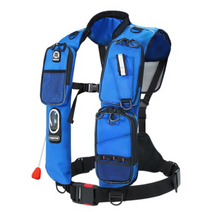 폰터스 PL-9800 자동팽창식구명조끼 블루 낚시조끼