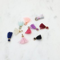 클레이앤데코 꼬마 태슬 3p세트, 바이올렛
