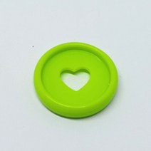 컬러 플라스틱 러브 바인딩 링 바인딩 버튼 버섯 구멍 루스 리프 펜 메모장 바인딩 CD 1000PCS23mm, 06 apple green