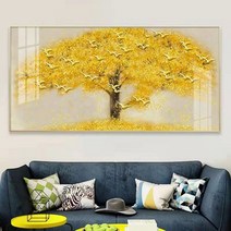 보석자수나라 대형 보석십자수 비즈 자수 금전수나무 100x50cm, 1개