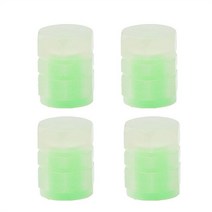 평로라 안전바 빛나는 밸브 캡 형광 녹색 파란색 밤 자동차 오토바이 자전거 휠 링 타이어 허브 장식, 04 4pcs green