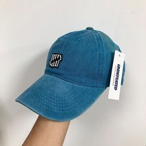 야구양말 야구양말 5줄 일본스타일트렌드한 UNDEFEATED공업 빈티지 물세척 헌팅캡여성 코디가잘되는 단색 야구모자 남성, C02-블루