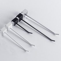 스페이스월 선반 일자 후크 상품 진열대 디피 고리 걸이, 화이트 / 15cm (03-328B)