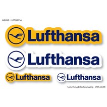 STEA 세계 항공사 로고 스티커SET 스티커, 19 LUFTHANSA