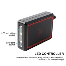 경광등 비상등LED 스트로브 라이트 무선 자동차 비상 점멸등 12V 트레일러 트럭 경찰 경고등 다이오드 램, 04 White