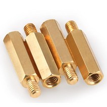 M2 황동 육각 서페이서 지지대볼트 서포트 볼트 지지대 PCB 보드 고정 기둥 스터드 나사, 11mm (30개)