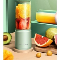 해독주스믹서기 과일 야채 채소 초고속 블랜더 믹서기 휴대용 과즙 기계 믹서 전기 미니 믹서 핸드 믹서 음식 밀크 쉐이크 다기능 주스 메이커 기계, 분홍색 6잎 칼