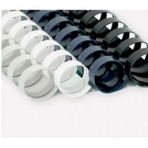 제본 51mm 교재 제본링 플라스틱링 50개입 카피어랜드, 흰색