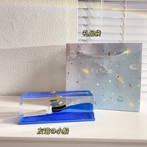 배 모형 장식 배모형 모형배 범선 프라모델 장식품 인테리어 선물, 보트 (블루) 기프트 가방