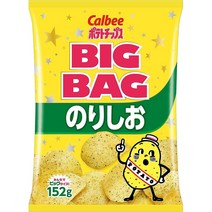 가루비 감자칩 빅백 152g 12봉지 대용량 우스시오 노리시오 콘소메펀치 시아와세버터 안주, 콤소메펀치, 12개