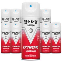 멘소래담 스프레이 익스트림 180mlx12개 핫타입 타박상 통증 완화 뿌리는 에어 파스, extreme, 12개