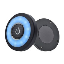카라반 자동차 실내등 캠핑카 LED 램프 차박 개조, 블랙 프레임(화이트 라이트), 1개
