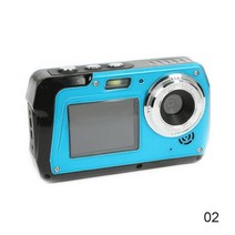입문용 DSLR 파워샷 줌 브이로그 유튜브용 가성비 액션캠 고속 디지털 카메라 미니 디카 풀프레임 미러리스 셀카 4K 방수 동영상 촬영전문 48mp 수중 hd 듀얼 92, 푸른