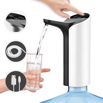 스마트 워터 분배기 정수기 펌프 식수 스마트 자동 무선 워터 디스펜서 펌프 고품질 usb 충전식 갤런 워터 펌프 휴대용 마시는 병 스위치, 하얀색