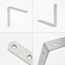 옥이드림 스텐꺽쇠 코너철 2P세트 150X150MM 보강철 스텐화스너 하스너, 1세트