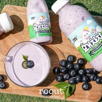 진짜 블루베리가 씹히는 수제 블루베리요거트 500ml* 6병