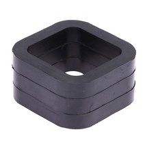 트레일러 견인볼 고리 견인 장치 캠핑카 소음기 패드 히치 수신기 머플러 트레일러 링크 댐핑 고무 블록, 한개옵션0