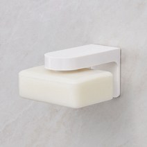 H닷 심플화이트 자석비누홀더, 단품