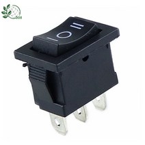 KCD1 6A 250VAC /10A 125VAC On/Off/On 직사각형 로커 스위치 3 위치 자동차 대시 보드 보트 SPDT 12V 핀