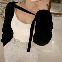 도도하나 더폰드 스트랩 크롭 볼레로 니트가디건3컬러 (8385303)