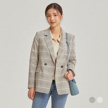 린넨체크자켓2colorsCVJKB2405M