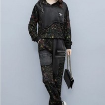 스플린 후드 캐쥬얼 룩