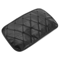 포드 탐험가를위한 가죽 자동차 팔걸이 매트 탐험 EVOS 시작 C-MAX 가장자리 에베레스트, 01 pure black