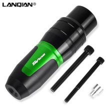 배기슬라이더 바이크 머플러 마후라 튜닝 오토바이 프레임 배기 슬라이더 충돌 방지 패드 보호대 스즈키 SV650 2013 2021 용 액세서리 떨어짐, A-Green