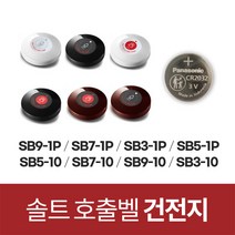 솔트 호출벨 건전지 식당벨 병원벨 약 배터리 NE-100 베터리 밧데리, 파나소닉 정품 CR2032 (10개)