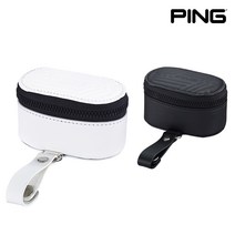 [삼양 정품] 핑골프 2023 신제품 K1 볼파우치, 화이트