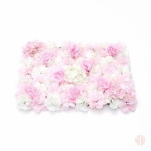 플라워월 조화 꽃벽 FL26 60X40CM 꽃포토존 조화꽃벽 결혼식포토부스