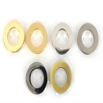 가죽공예 - 나사형 아일렛 하도매 외경 39mm*내경 23mm *개당단가*, 니켈사틴