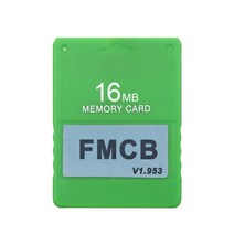 게임메모리카드 호환 FMCB v1.953 카드 메모리 PS2 플레이 스테이션 2 McBoot 8MB 16MB 32MB OPL MC 부팅, GN-16