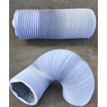 에어컨 자바라 호스 주름관 PVC 배관 배기 6m 연결, 150mm 최대 6미터 당김