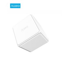 Aqara 매직 큐브 컨트롤러 지그비 버전 6 액션 제어 홈 장치 샤오미 미지아 미 앱으로 작동, 01 1pcs