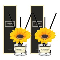 시즈넬 플라워 디퓨저 50ml 해바라기 2세트, 씨트로넬라