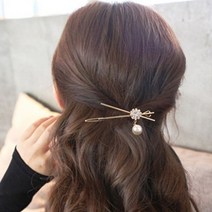 반하나쇼핑 엑스 큐빅 진주 헤어핀