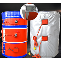 드럼밴드히터 드럼통 히터 코드선 자켓 밴드 발열기, 200L/125x1740mm/1000W/다이얼