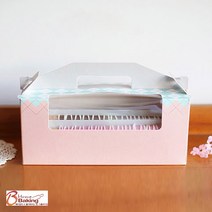 이홈베이킹 아가일패턴 막대과자 3구상자 상자/포장지