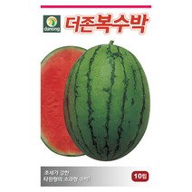 둥근달 가지 씨앗 100립 - 원형 가지 가지씨앗 야채씨앗 채소씨앗 채소재배 종묘 종자 베란다 텃밭 씨 씨앗 오이 호박 방울토마토 수박, 19_다농_더존복 수박(10립)