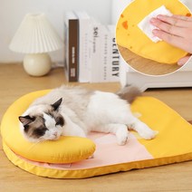 반려동물 쿨매트 방수 애견 방석 고양이 강아지더울때, 참외