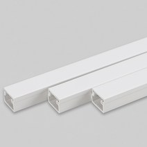 비츠온 PVC 사각몰딩 2호 밤색 백색 우드색 1000*19*12 전선정리 케이블보호 쫄대 전기공사 통신공사