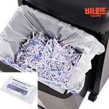 분리수거봉투 쓰봉 파쇄기 세단기 비닐 봉투 소 50매 세절기 영수증분쇄기 가정용세단기