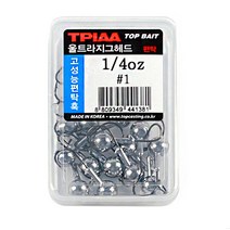 탑캐스팅 울트라지그헤드 편탁 벌크 루어훅, 1/10oz 4