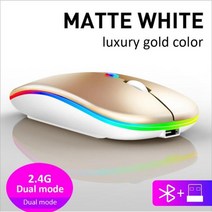 레이저 무선 마우스 ryra 충전식 usb 조정 가능한 3 기어 1600 인치 당 점 2.4ghz 4 키 광학 게임용 미니 컴퓨터 액세서리, 금