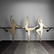 벽걸이 발레바 재즈 스트레칭 수평 바 탄츠 홈트, 상세 페이지 참고, 길이 150(검은색) (2피봇)