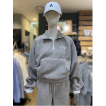 후아유 W몰 후아유 덤블 레터 반집업 맨투맨 셋업 WHMAC4T32FLTBE